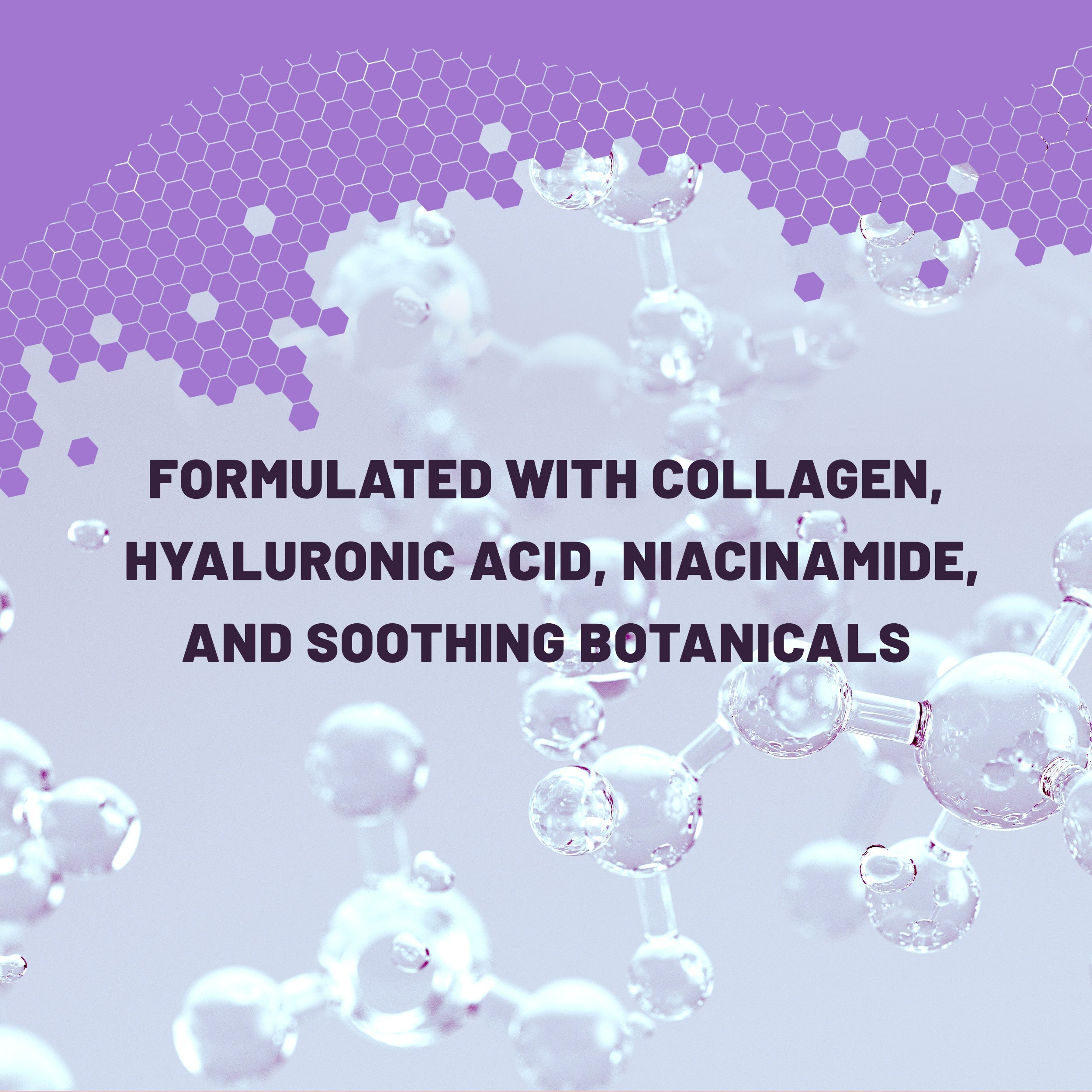 Bio-Collagen Hydrogel Face Mask, Hydrating & Nourishing Mask with Collagen, Hyaluronic Acid & Niacinamide, 6 masks