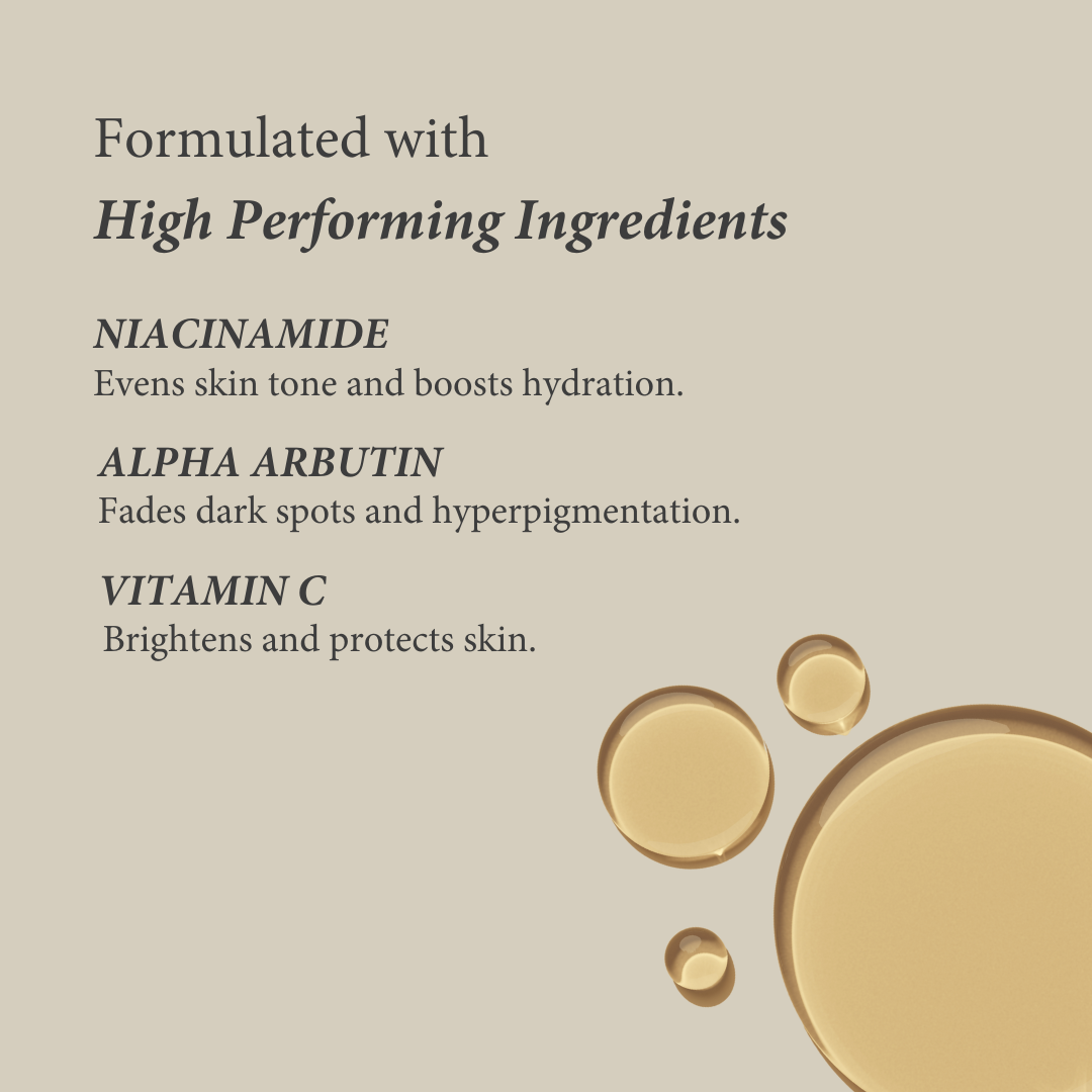 Brightening Body Lotion with Vitamin C & Niacinamide for Uneven, Dry Skin
